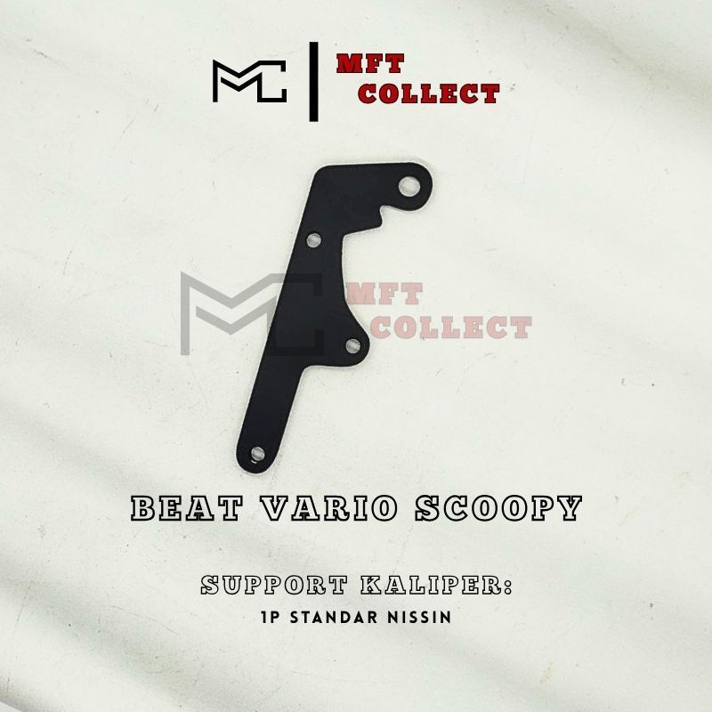Breket Bracket Dudukan Pangkon Kaliper Piringan Disc Cakram Depan Kaliper Standar Nissin 1 Piston Va