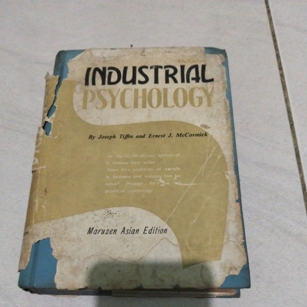 Joseph tiffin industrial psychology maruzen asia edition