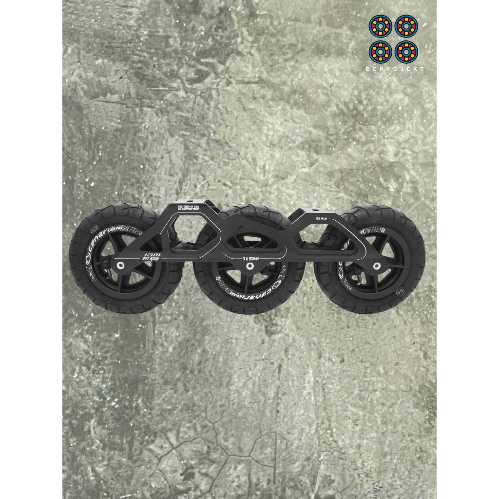 Frame Sepatu Roda Offroad 3×150 Canariam – Ban Angin 90 PSI – 165mm @Canariam