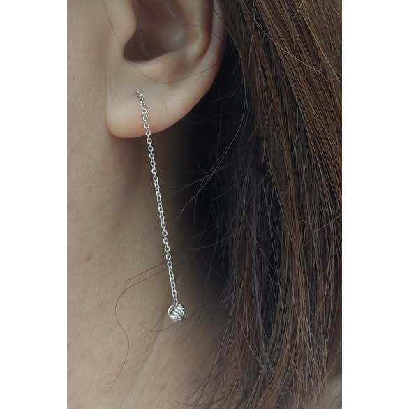 anting panjang perak SEBELAH SAJA