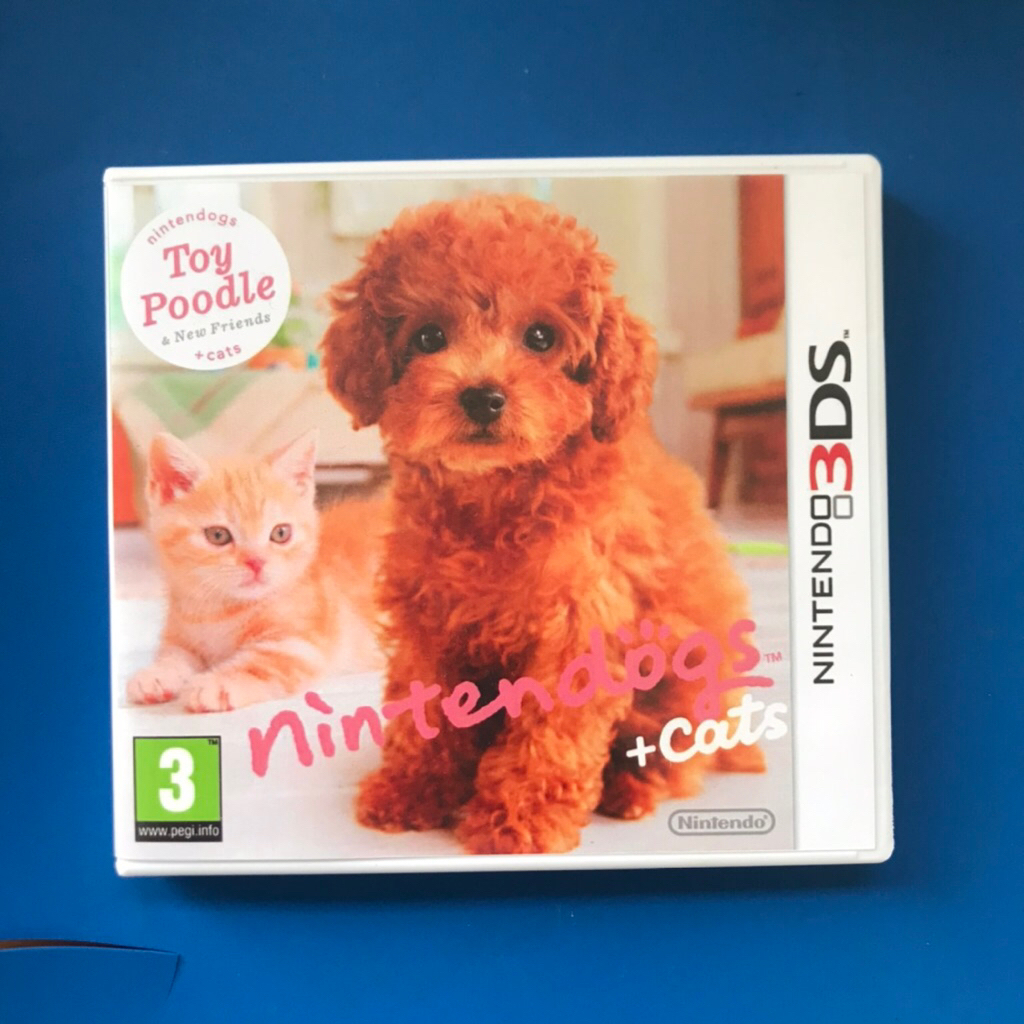 Nintendogs Cats Nintendo 3DS Original game cartridge cd game 3 ds