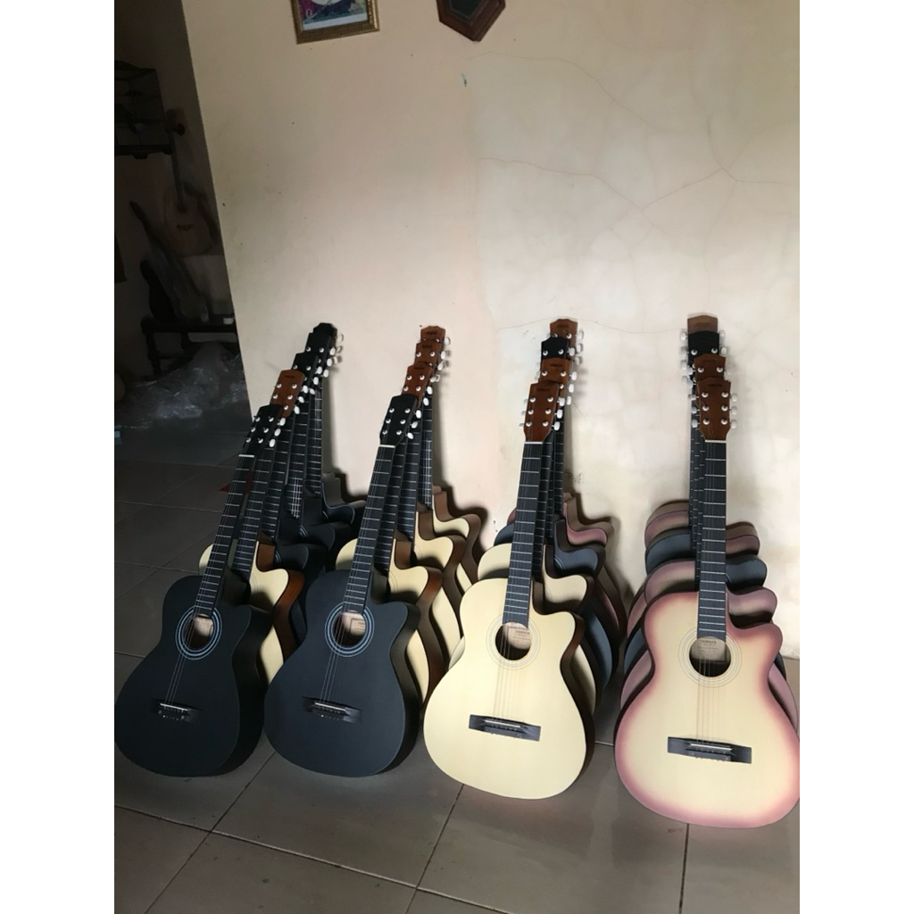 GITAR GENERASI Gitar akustik Pemula Tanam besi Yammmaha Custom fg325
