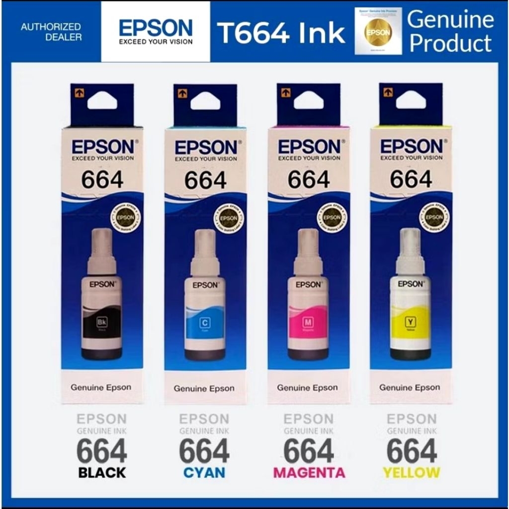 TINTA EPSON 664 ORIGINAL 100%