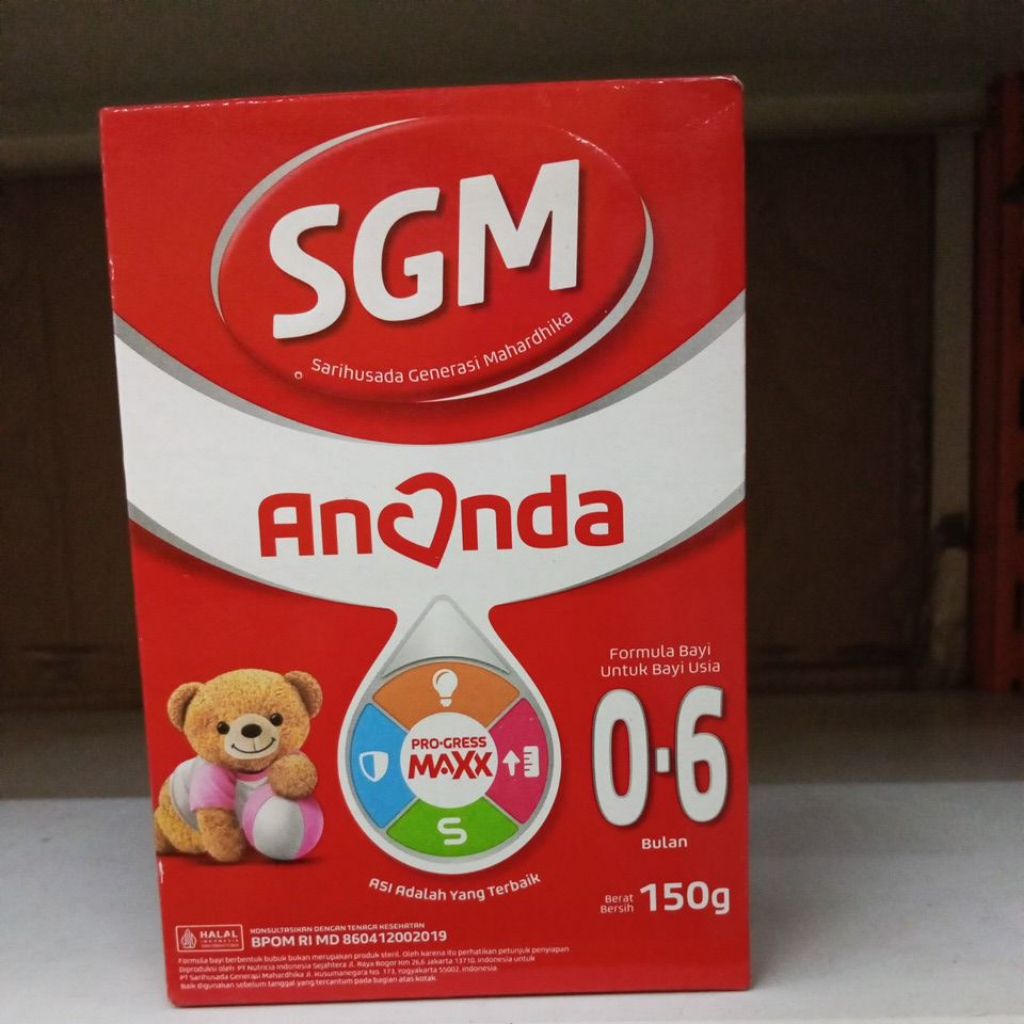 susu sgm ananda 0-6 bulan 150 gram