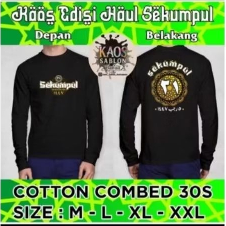 Kaos Lengan Panjang Haul Sekumpul Martapura Kaos Distro Unisex