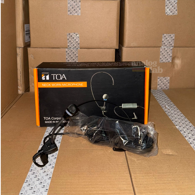 TOA ZM-362-AS Mic Leher Neck Worn Microphone Pengeras Suara Untuk Imam Kajian Audio dengan Kualitas 