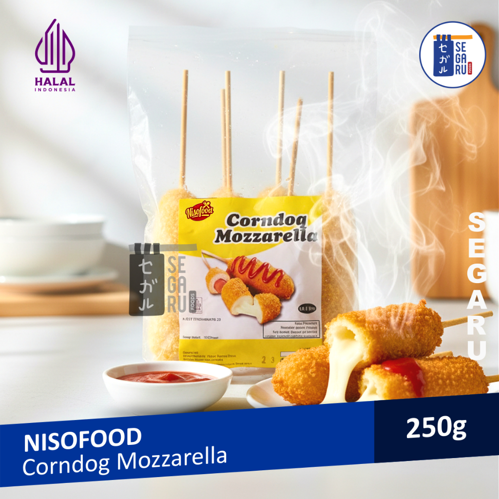 Nisofood Corndog Mozzarella Frozen isi 4