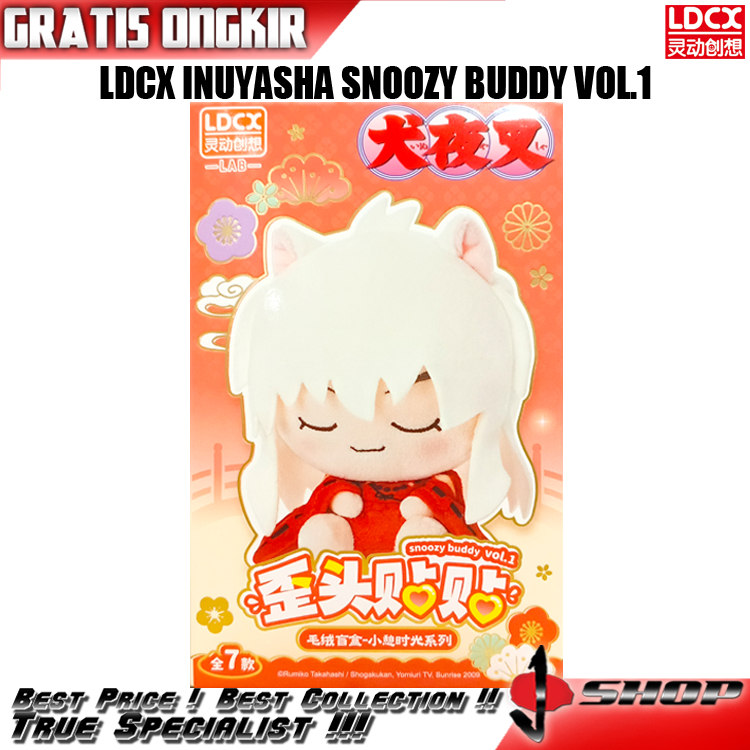 MIY0101 - LDCX INUYASHA SNOOZY BUDDY BLIND BOX / BAG CHARM / PLUSHIES / BONEKA