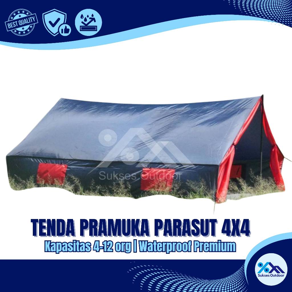 Tenda Pramuka  Plus Alas Tanpa Tiang