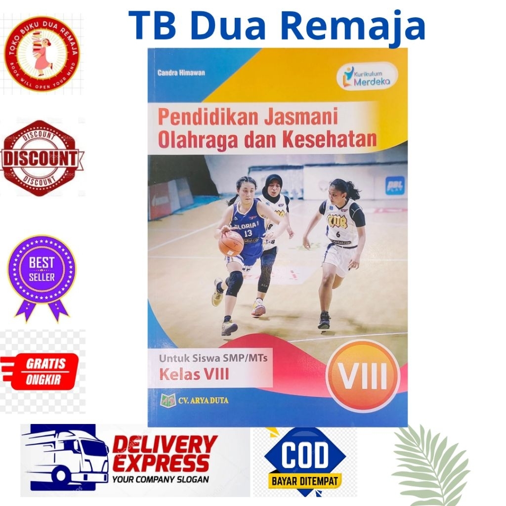 Buku PJOK Untuk SMP/MTS Kelas 8 ARYA DUTA Kurikulum MERDEKA