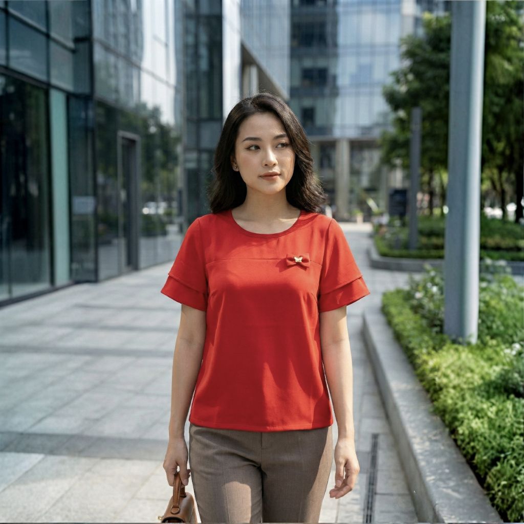 Luna Blouse Atasan Top Wanita