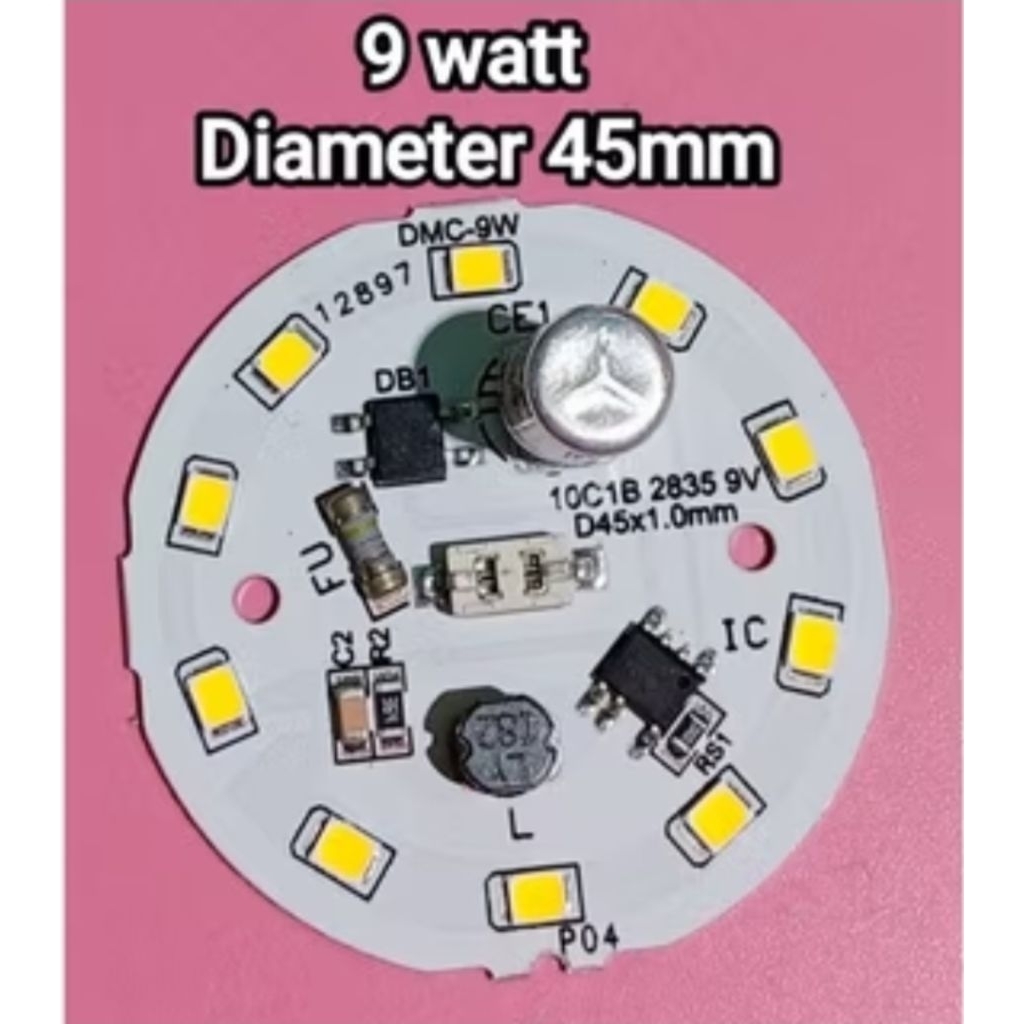 PCB LED AC DMC 9 WATT