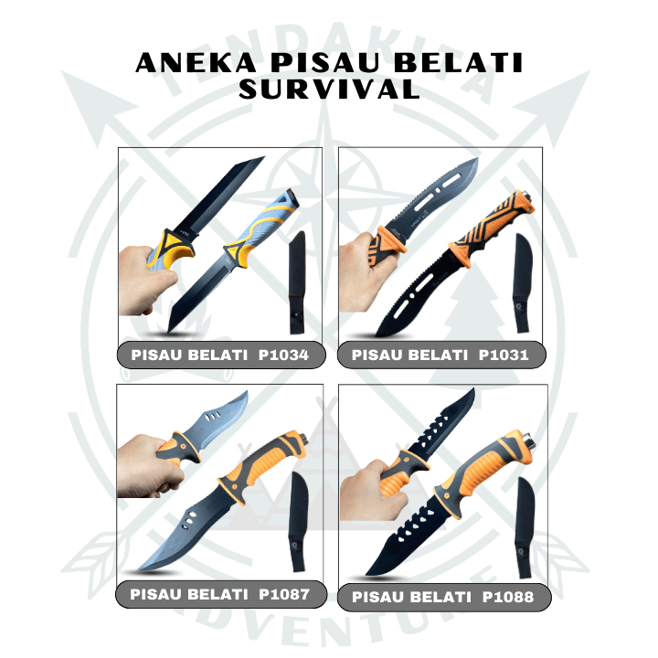 Grosir Pisau Belati Karambit Survivalkit Outdoor Super Tajam Stainless Steel Kitchen Knife Serbaguna