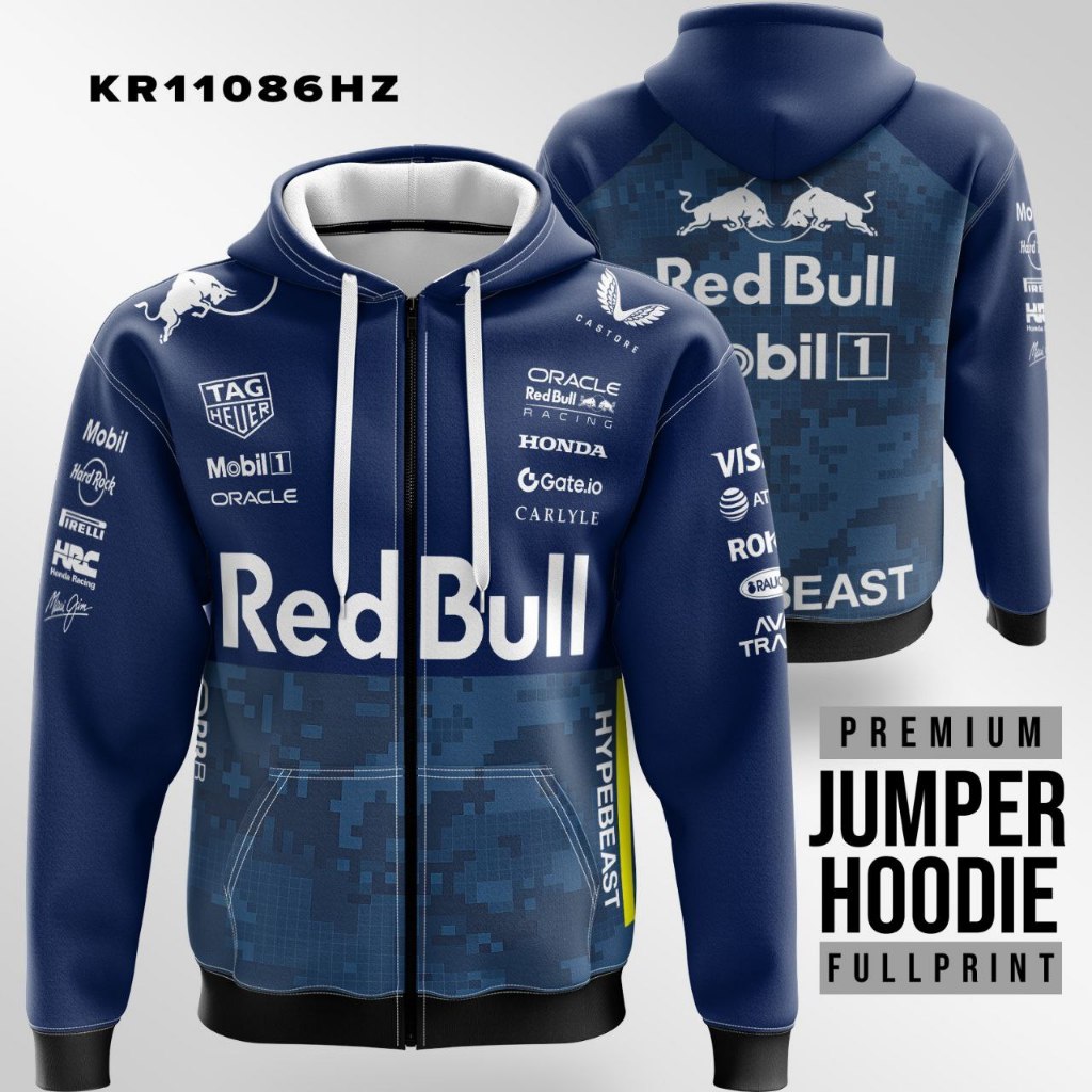 Jaket Redbull Hypebeast Zipper