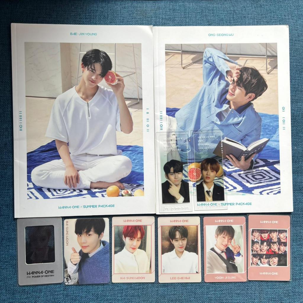WANNA ONE Photocard Ha Sungwoon Yoon Jisung Lee Daehwi , Acrylic Keyring Ong Seongwu, Photobook Summ