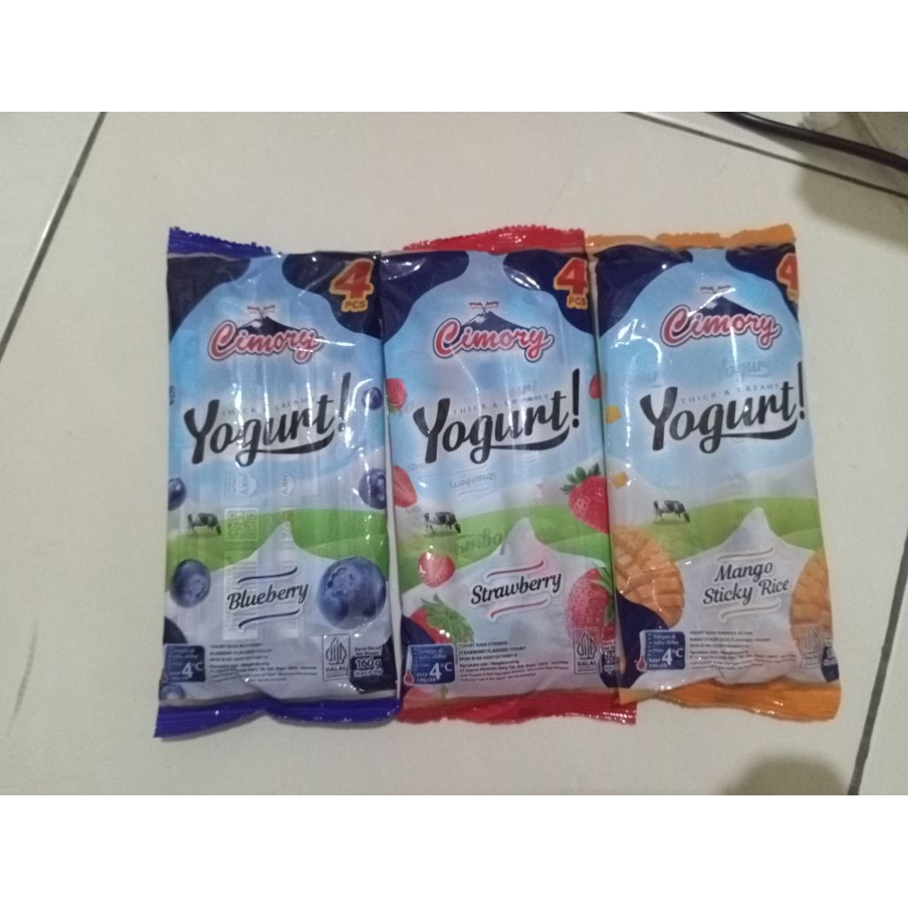 Cimory yogurt stick Mini squishy 40 gram 1 Pack isi 4 pcs