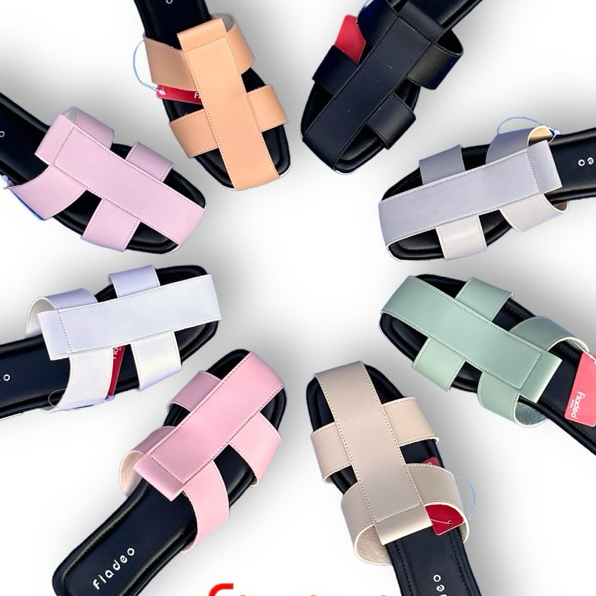 Sandal Wanita Sandal Selop Model Jaring Dari brand matahari Sandal Selop