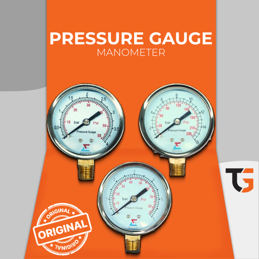 Pressure Gauge 4 Bar | 6 Bar