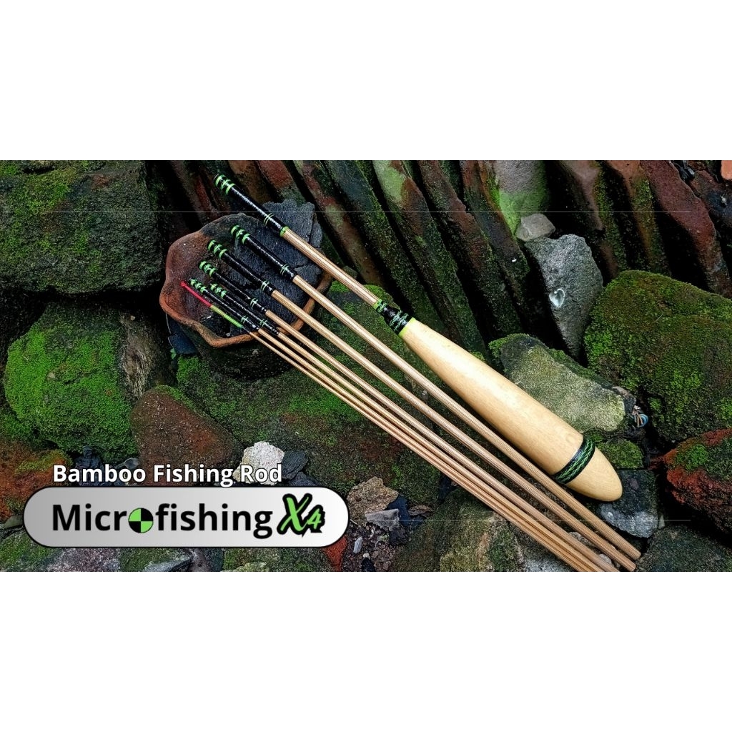 Joran Bambu Tanago 160 cm, Joran Microfishing X4