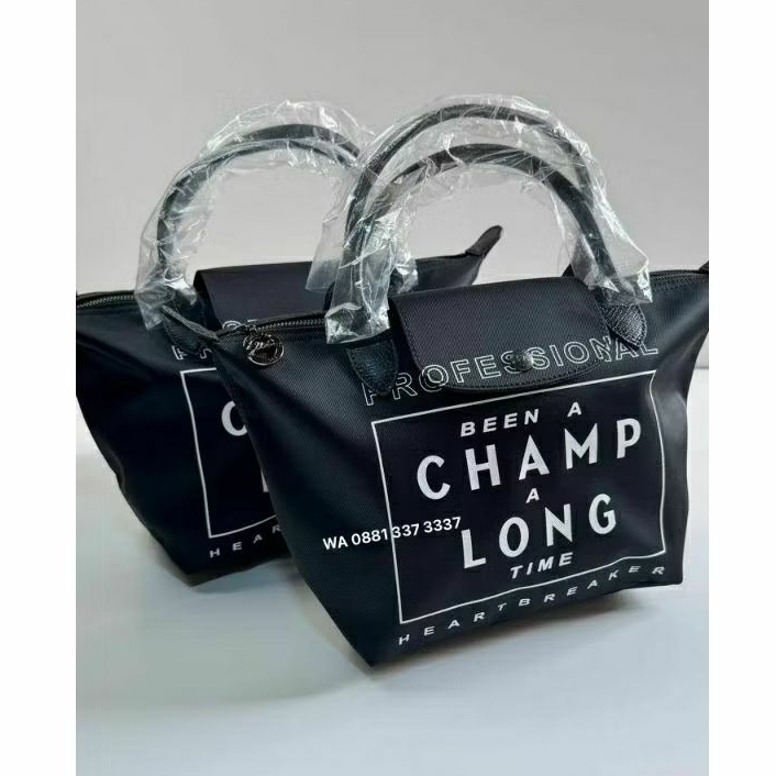 Tas Branded LC Tote Black Nylon SSH