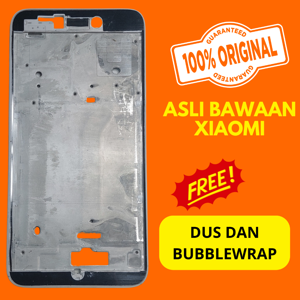 frame lcd xiaomi redmi 5a - asli ori xiaomi - tulangan tatakan ori copotan cabutan bawaan