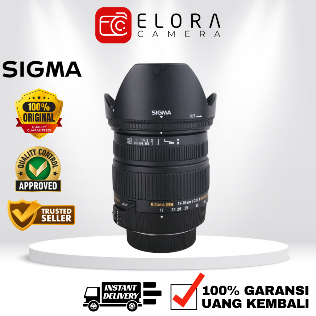 Sigma 17-70mm F2.8-4 DC Macro OS HSM For Nikon / Lensa Sigma 17-70 mm F 2.8-4 DC Macro OS HSM For Ni