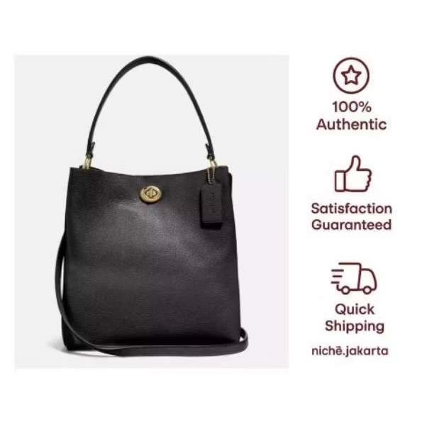 (Original Authentic) COACH Charlie Bucket Bag Black