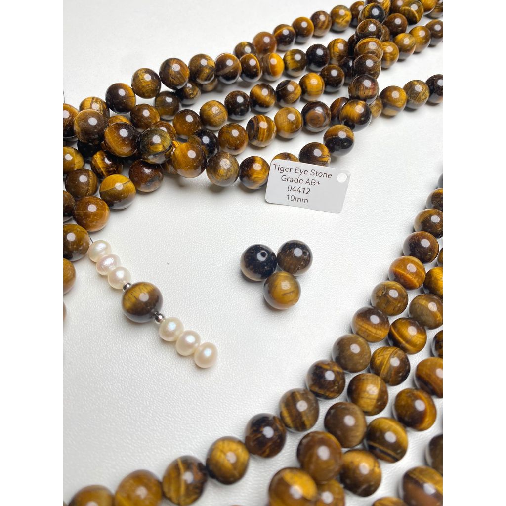 Batu Alam Mata Macan | Batu Alam Asli | Tiger Eye Stone Grade AB+ | Batu Alam Natural | Batu Alam