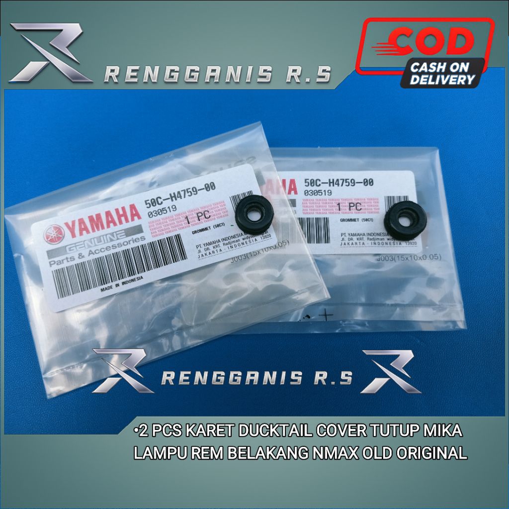 KARET DUCKTAIL COVER TUTUP MIKA LAMPU REM BELAKANG NMAX OLD ORIGINAL/KARET TUTUP LAMPU REM BELAKANG 