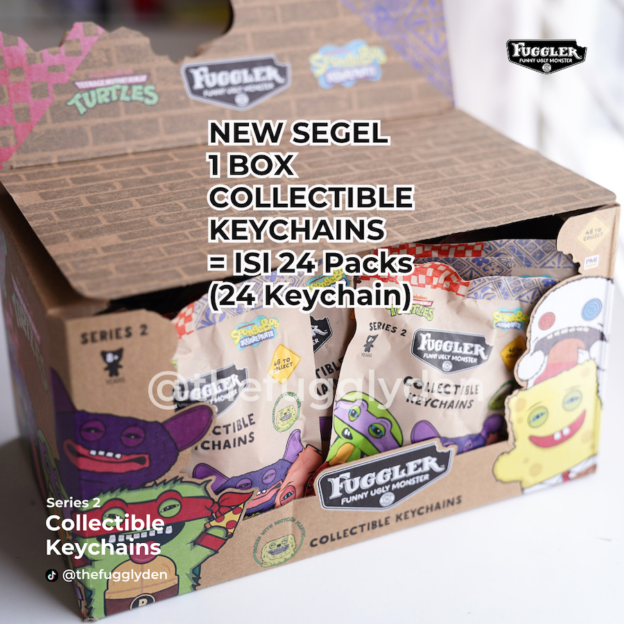 BOX FUGGLER ORIGINAL COLLECTIBLE KEYCHAIN ISI 24 PCS BLIND BAG RANDOM GANTUNGAN KUNCI ASLI