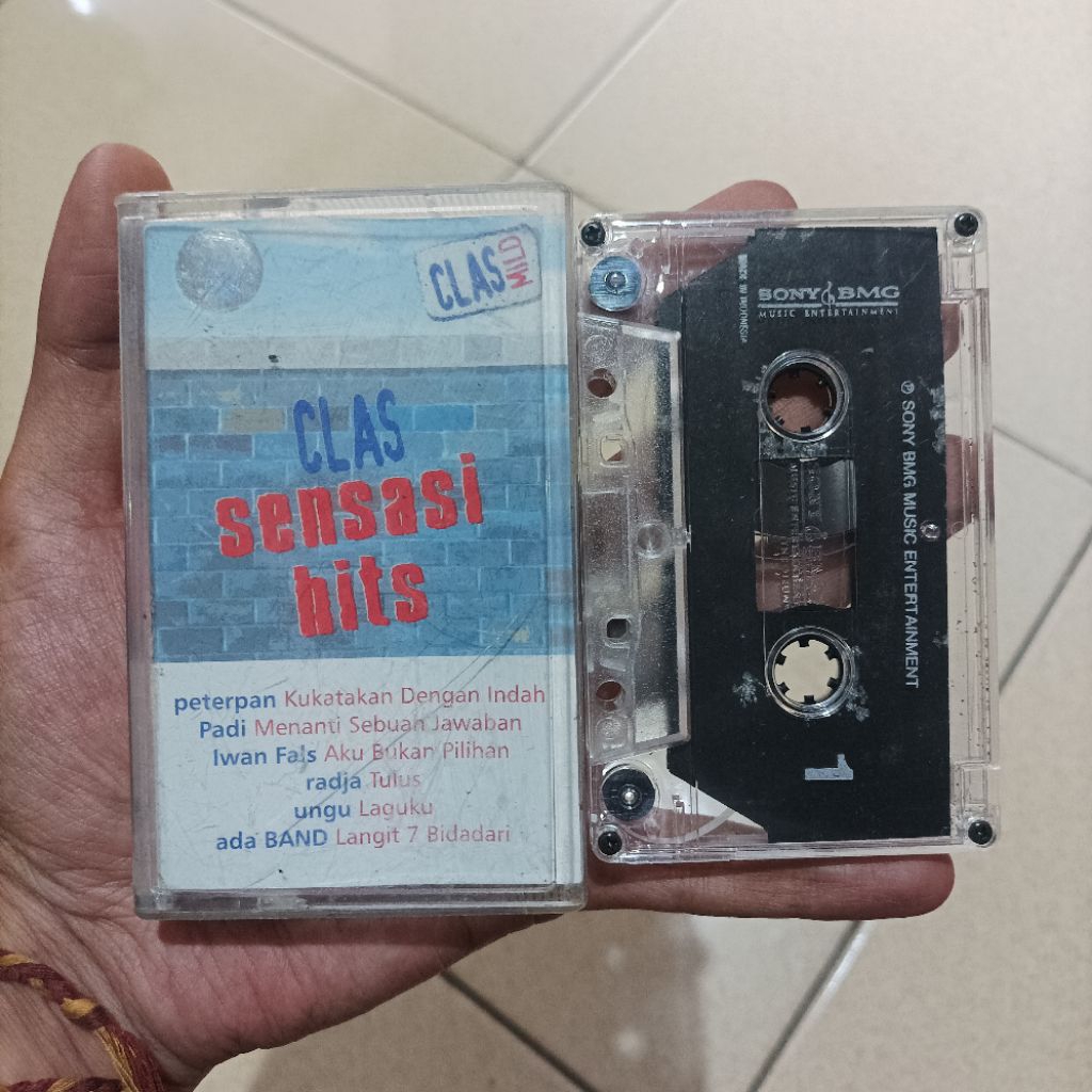 Original Kaset Tape Pita Class Mild Sensasi Hits Peterpan Padi Radja Ada Band