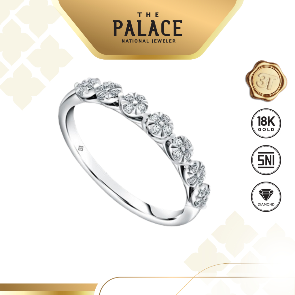The Palace DJ Listring Round Diamond Ring / Cincin