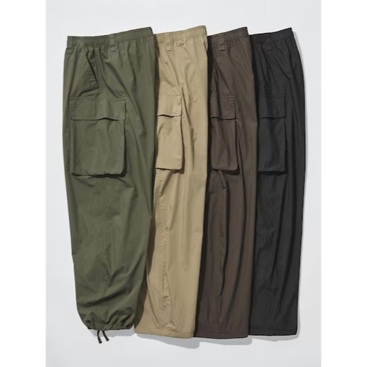 NEW Men Celana Kargo Fit Lebar UNIQLO U JASTIP Wanita Pria Wide Cargo Panjang Wide Pants