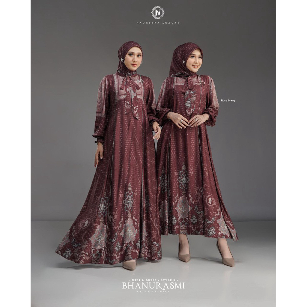 OUTFIT LEBARAN BHANURASMI STYLE 3 TERBARU 2026 BY NADHEERA LUXURY