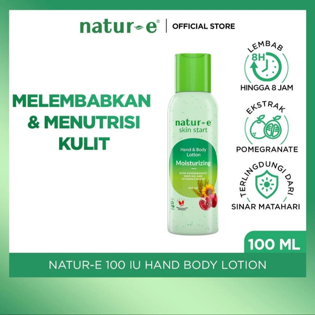 [Bundle 2] NATUR-E Skin Start Hand and Body Lotion Moisturizing 100ml - Body Lotion untuk Kulit Keri
