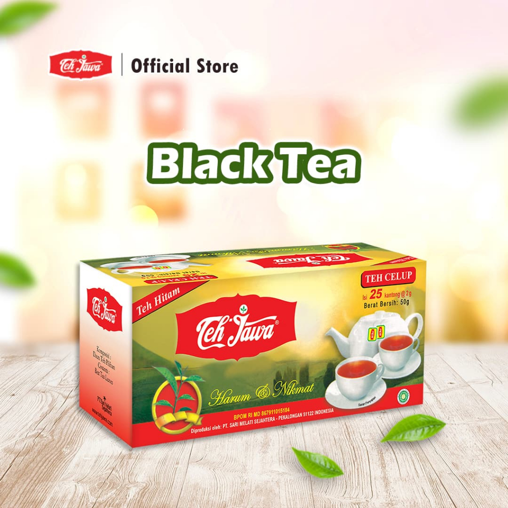 Teh Jawa SMD Black Tea/Teh Hitam Celup isi 25