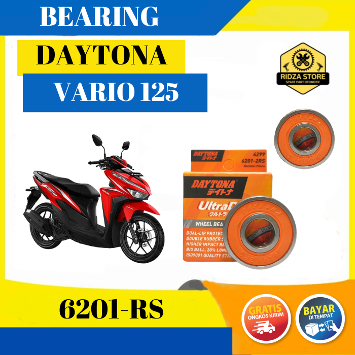 LAHER BEARING RODA DEPAN HONDA VARIO 125 ORIGINAL 6201-RS