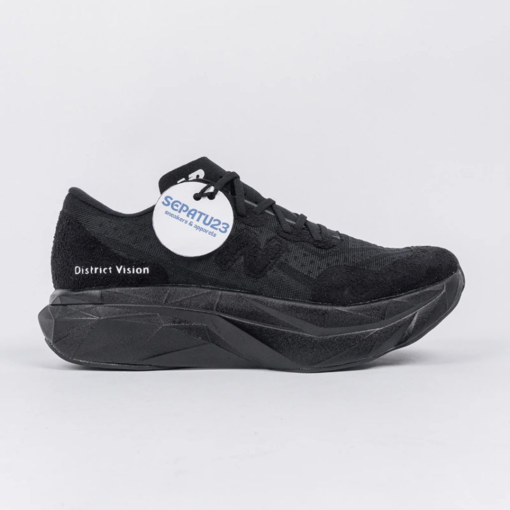 duatiga Sepatu Lari Pria - New Balance Fuelcell Supercomp Elite V4 District Vision Black
