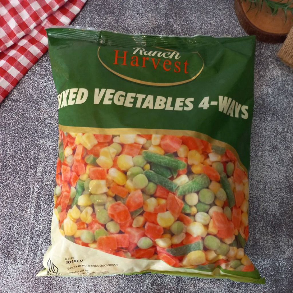 Mix vegetables 4-ways