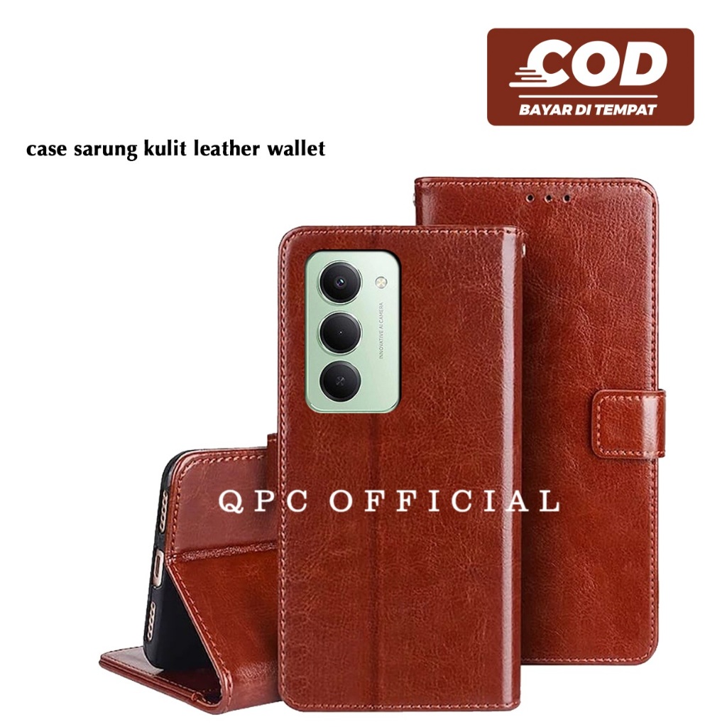 Leather Flip Case Redmi 15 Redmi 8 Redmi Note 10 5G Case Sarung Kulit Case Flip Leather case premium