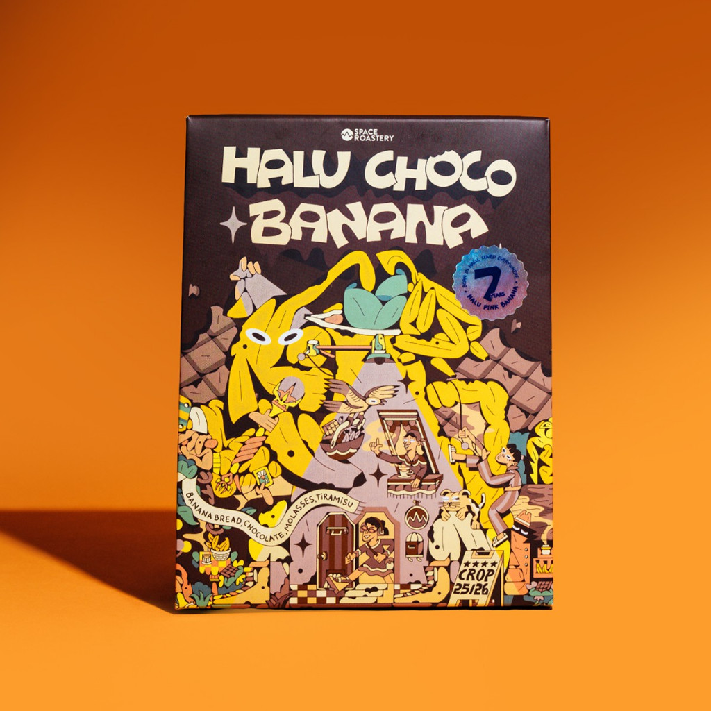 Biji Kopi Halu Choco Banana from Space Roastery