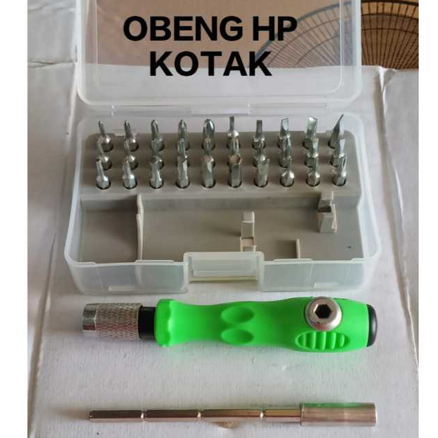 Obeng HP Kotak 30in1/Obeng HP Serbaguna/Obeng Full Set Lengkap/Obeng HP Magnet/Obeng T