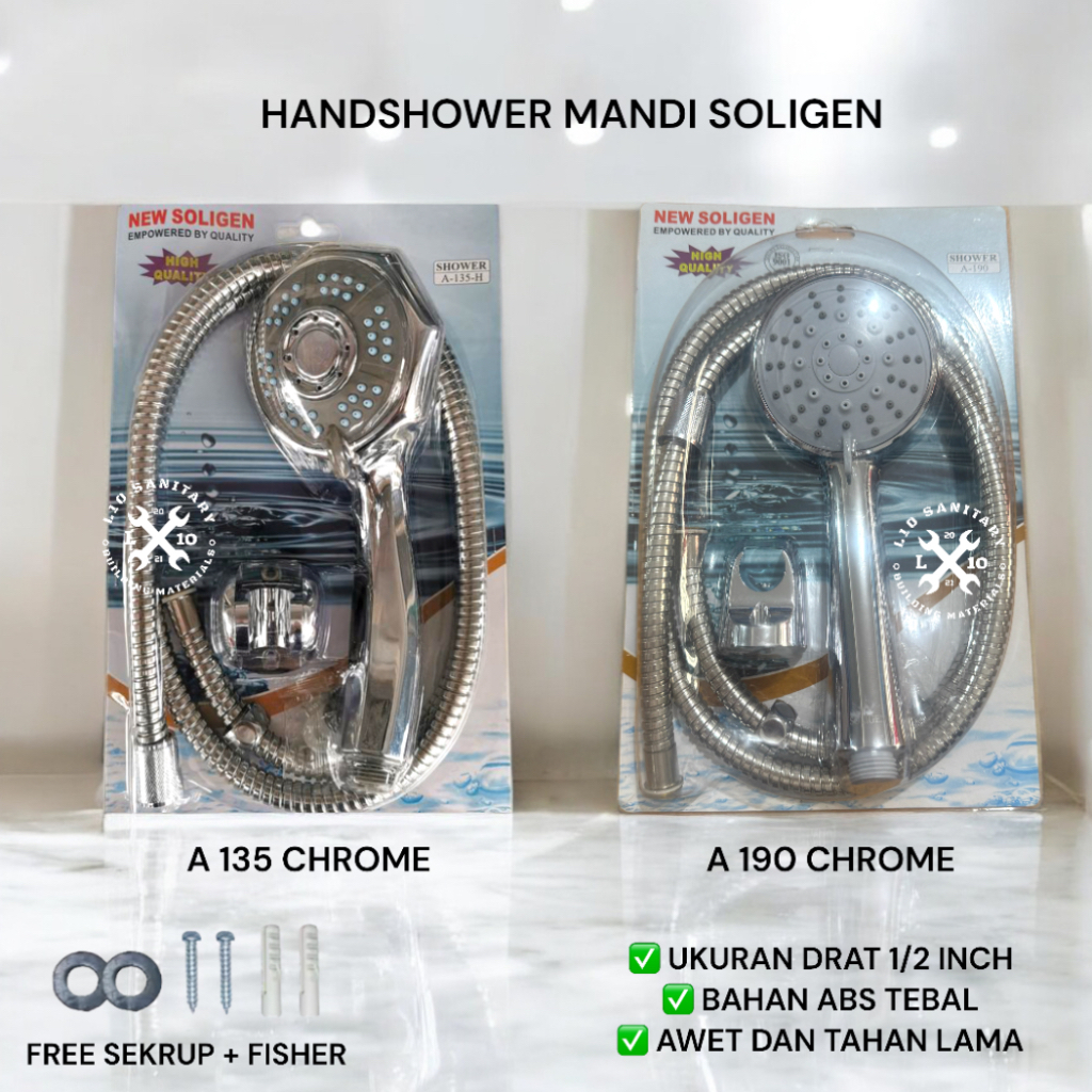 Handshower 135 Soligen / Hand Shower Chrome A135