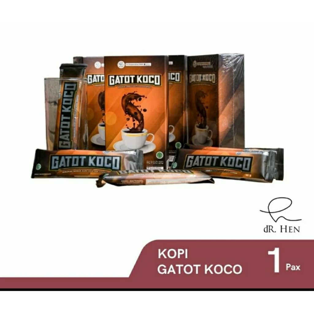 Kopi Gatot KocoMinuman Serbuk Kopi
Suplemen Kesehatan untuk orang dewasa