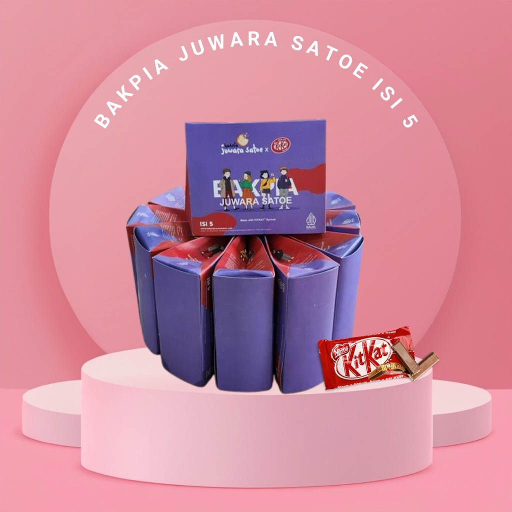 BAKPIA JUWARA SATOE - BAKPIA BASAH [ ISI 5 ]