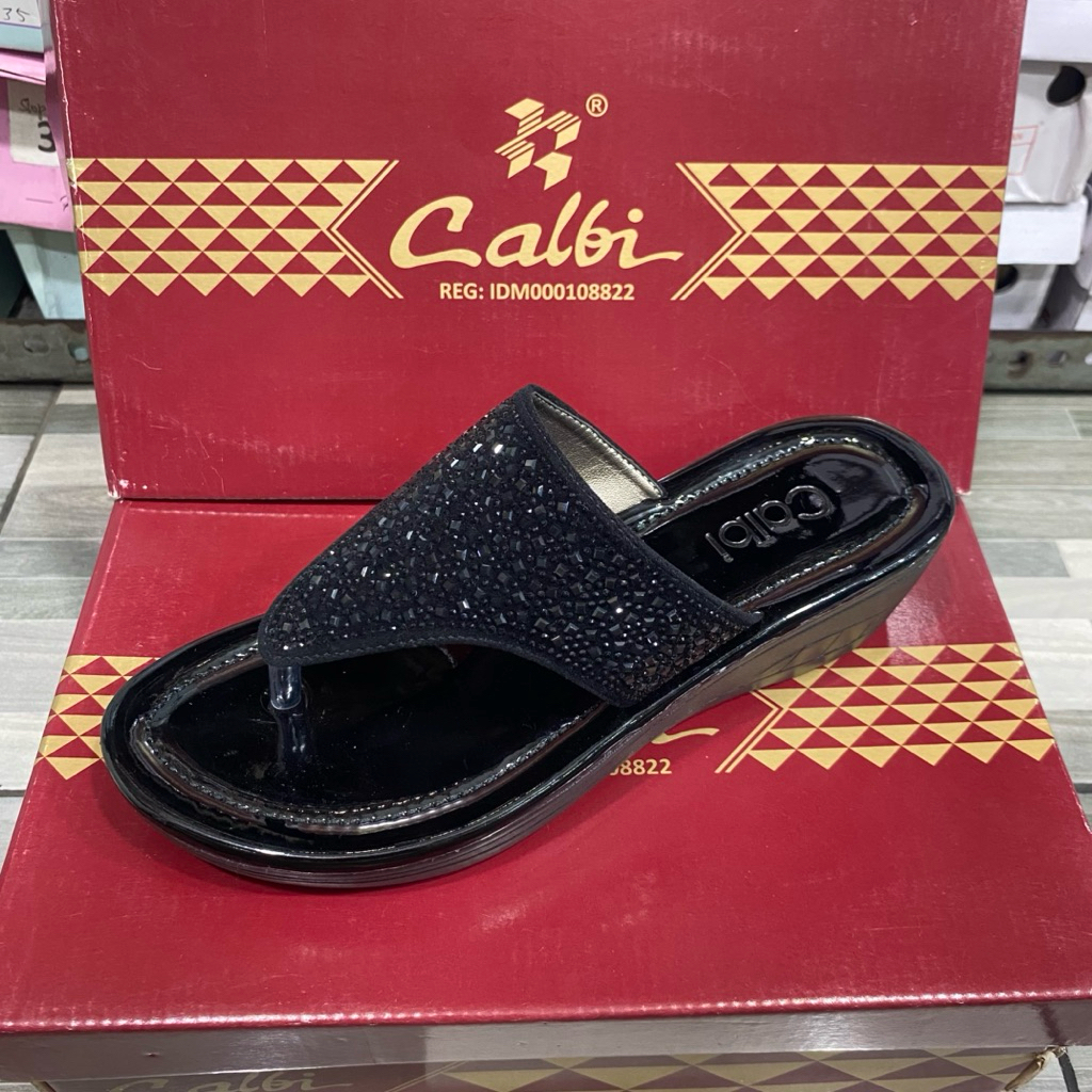 CALBI - RSX.2053 - SANDAL CALBI WEDGES WANITA - SANDAL WANITA CALBI ORIGINAL