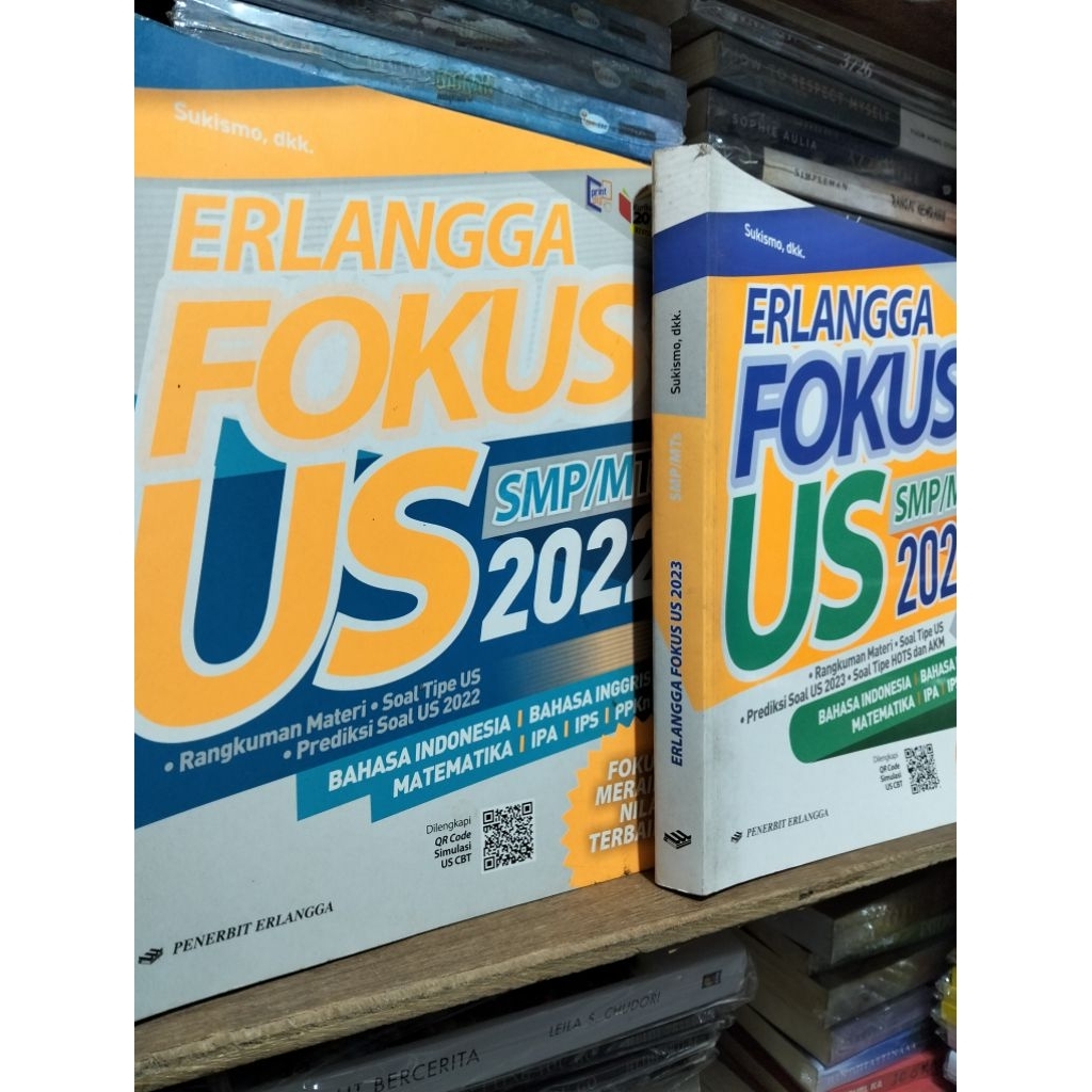 Buku Erlangga Fokus US SMP/MTs 2022, 2023