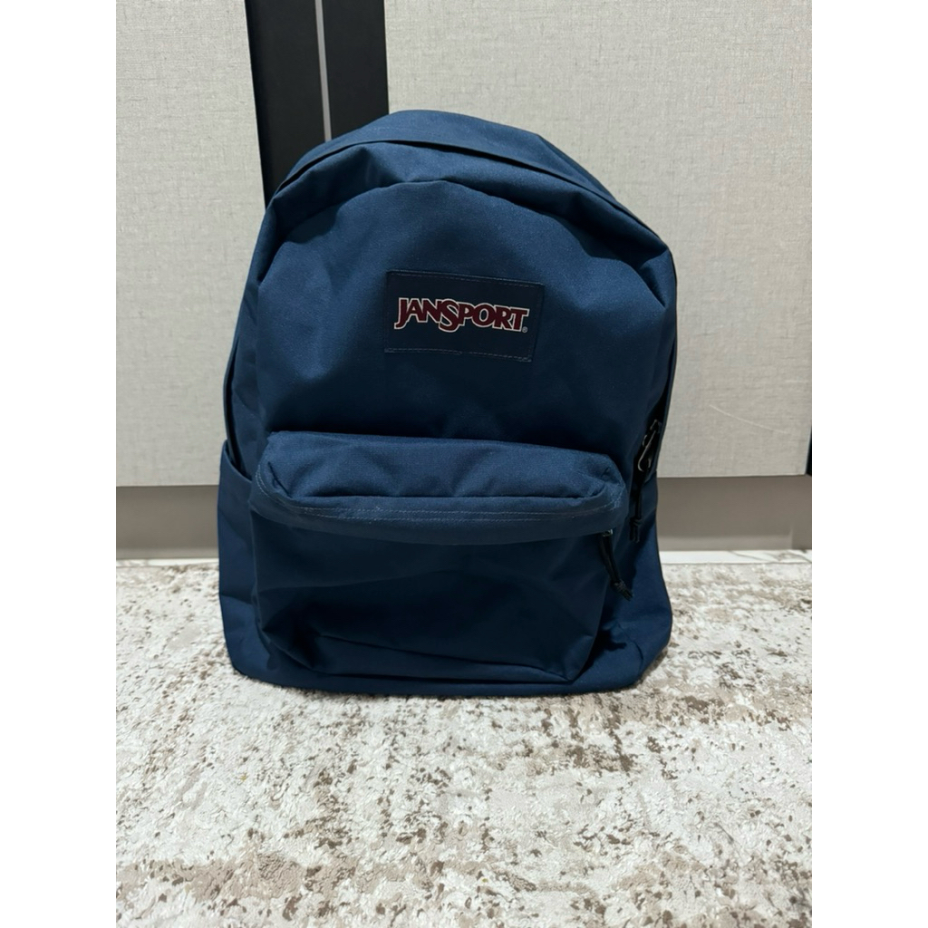 Preloved JanSport Tas Ransel / Backpack / Daypack SuperBreak Navy