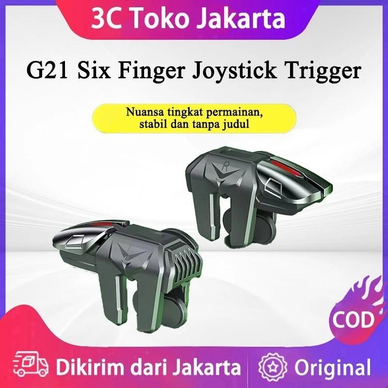 G21 Trigger Pubg FF Fps L1 R1 Gaming Six Finger Trigger Gaming