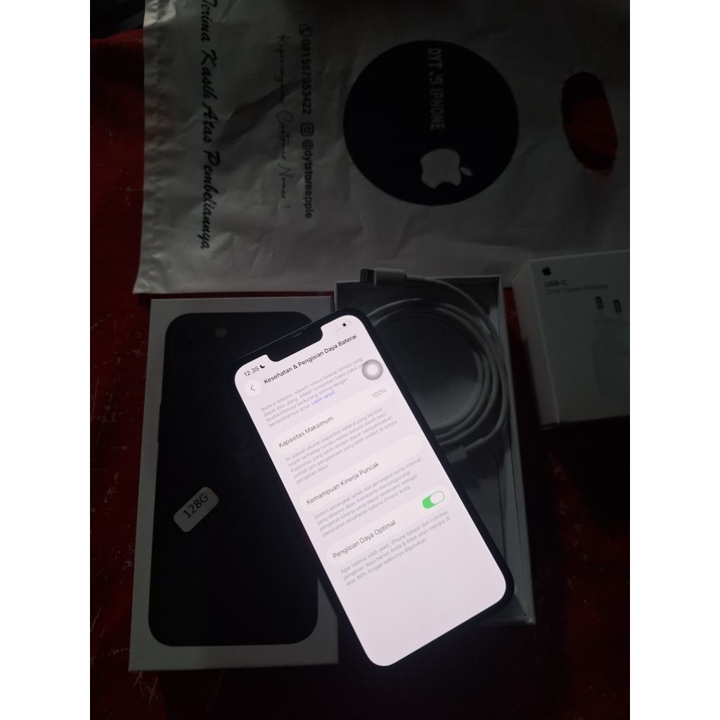 IPHONE 13 HITAM ALL OPERATOR